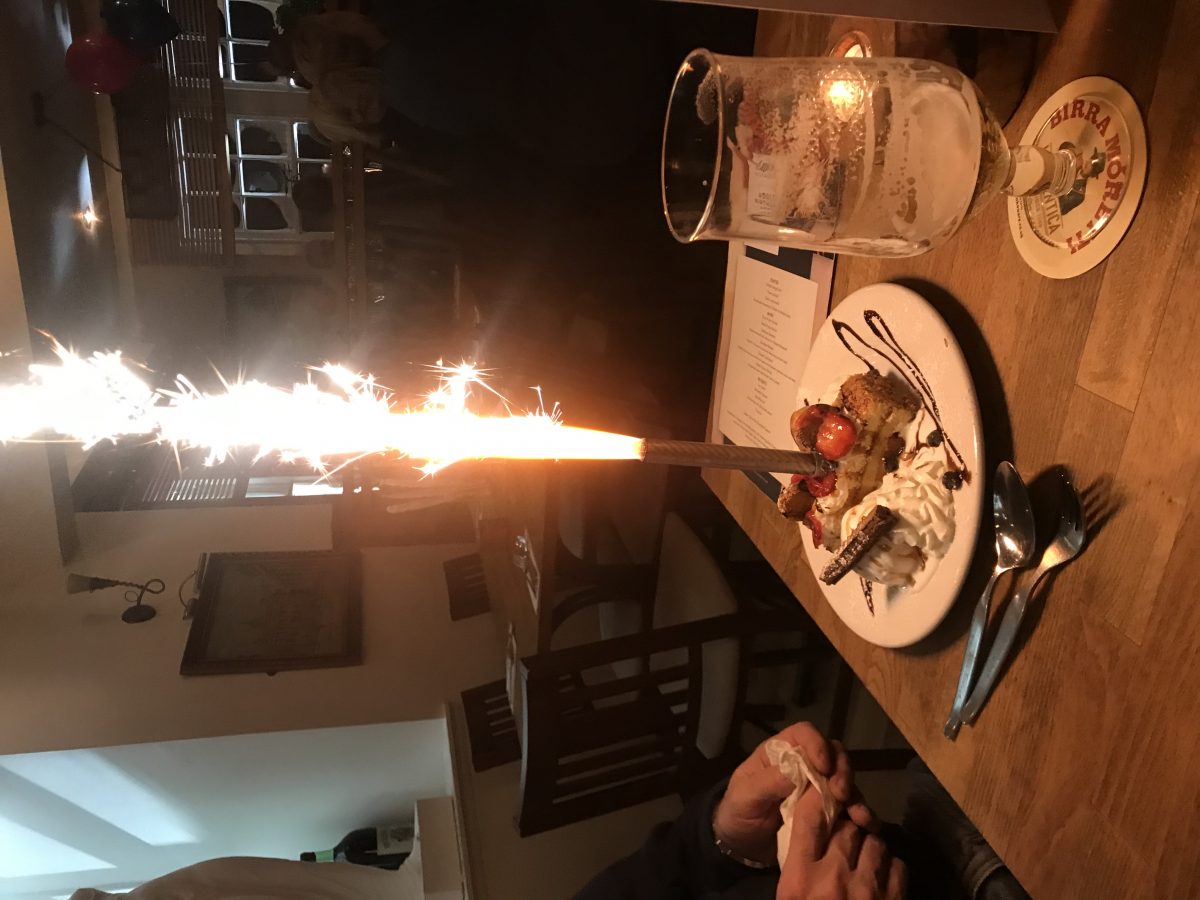 Birthday meal is free and look what you get