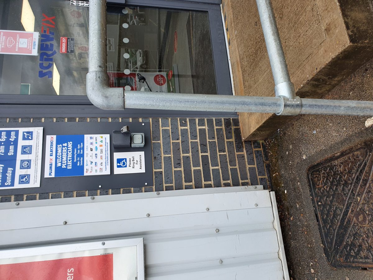 Button to ask for help