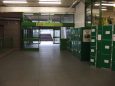 Storage lockers at the Broadmarsh bus station in Nottingham