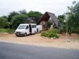Sprinter bus at private game reserve