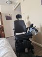 Q300m powerchair in Premier Inn accsssible room.
