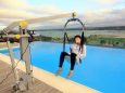 Pool hoist for accessibility