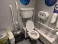 Accessible Toilet Facility with left hand transfer.