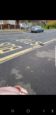 Bus stop markings and pavement arnhem terrace west bound - towards Derby