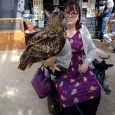 Holding a European Eagle Owl
