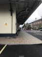 Dropped kerb by disabled parking bays at Eastleigh Rail Station
